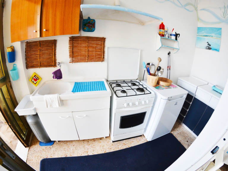 Kitchen of the holiday apartment