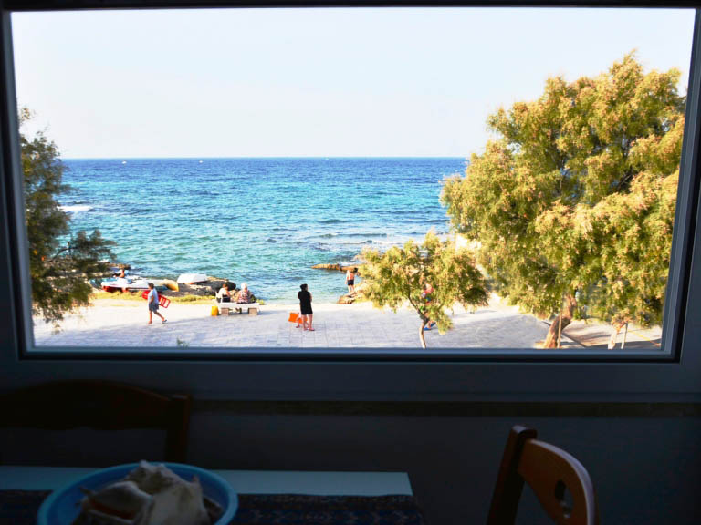 View of the beach of Ostuni